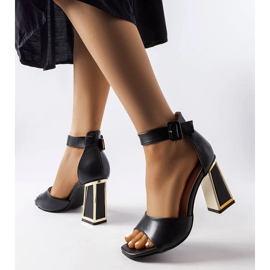 Sandalias negras de Marlens negro 1