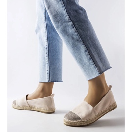 Mocasines tipo alpargata beige de Magali 2