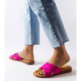 Zapatillas casa Tiana rosa 2