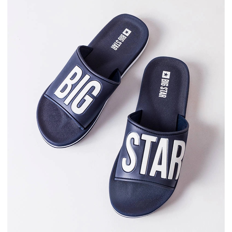 Chanclas azul marino Big Star JJ274A323 1