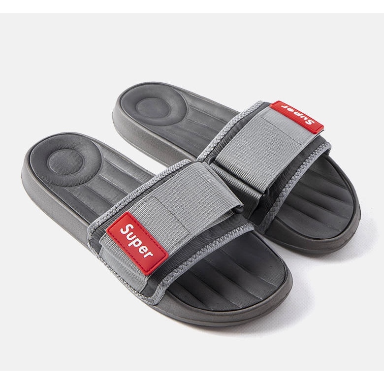 Pantuflas grises para hombre de Alley 1