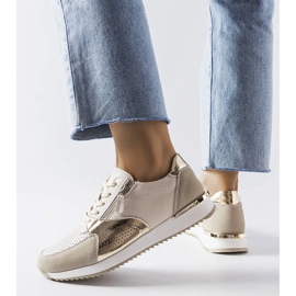 Goodin Zapatos beige calados en piel de Galileo 2