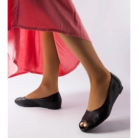 Bailarinas caladas negras de Lafond negro 1