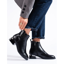 Botas planas elegantes negras de Vinceza negro 2