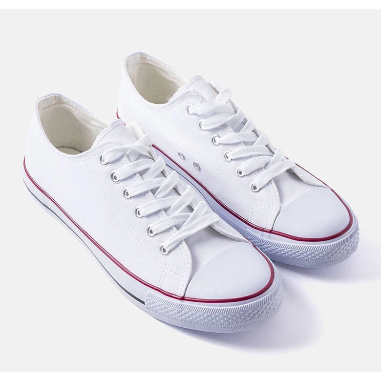 Zapatillas clásicas Mauer de hombre blancas blanco 1