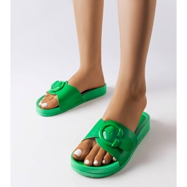 Inna Chanclas verdes con hebilla de Généreux 1