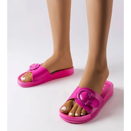 Inna Chanclas rosas con hebilla de Généreux rosado 1