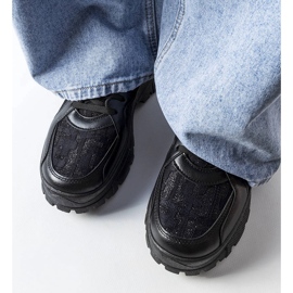 Chunky sneakers negras de Brunswick negro 1