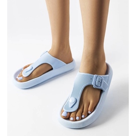 Sandalias azules con plataforma de Moretti 1 Sandalias azules con plataforma de Moretti 1