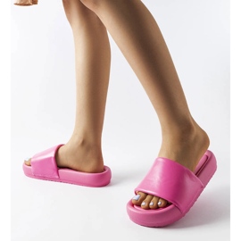 Zapatillas rosas con plataforma de Franco rosado 2