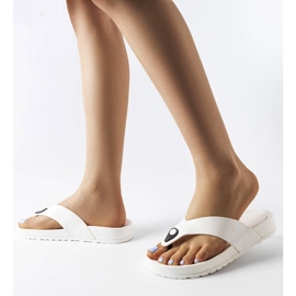 Chanclas plataforma Elide blanco 2