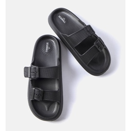Pantuflas negras de hombre Karersee negro 2