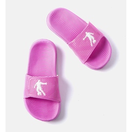 Zapatillas de goma rosas de Atenas rosado 2