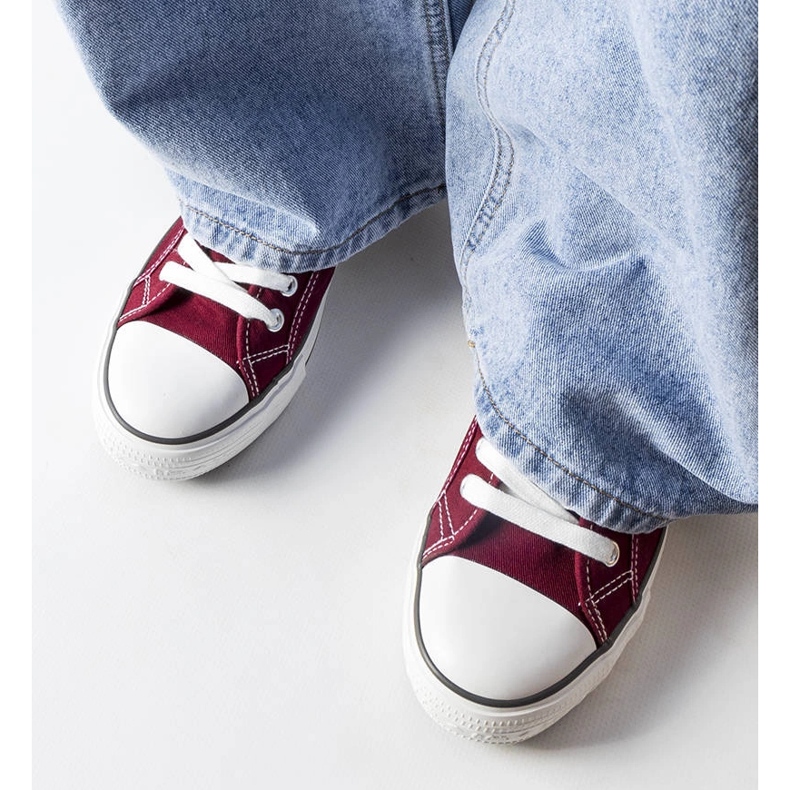 Zapatillas burdeos Lee Cooper LCW-22-31-0864L rojo 1