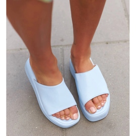 Sandalias azules con plataforma de Orsola 2