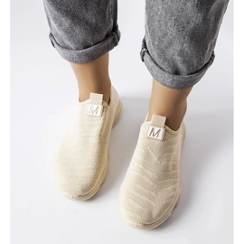 Zapatillas de textil beige de Aaron 2