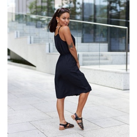 Sandalias negras decoradas con pedrería de Gaetano negro 3