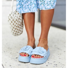 Sandalias azules con plataforma de Mese. 1 Sandalias azules con plataforma de Mese. 1