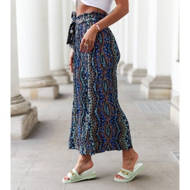 Chanclas verdes decoradas con cadena Borgo 3