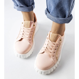 Zapatillas rosas con plataforma de Giuseppe. rosado 2