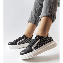 Zapatillas negras con plataforma de Giuseppe. negro 2