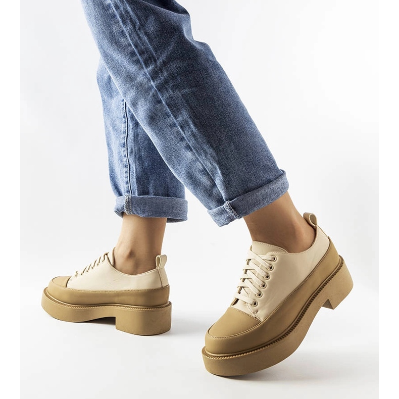 Bailarinas beige oscuro de Merico 1