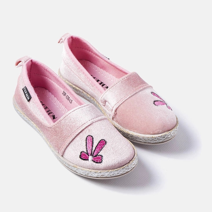 Bailarinas de terciopelo rosa de Patria 1