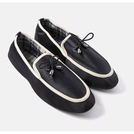 Mocasines negros de hombre Capon 1