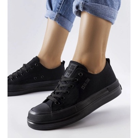 Zapatillas negras con plataforma de Big Star LL274967 negro 1