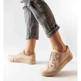 Zapatillas slip-on beige de Big Star LL274164 2