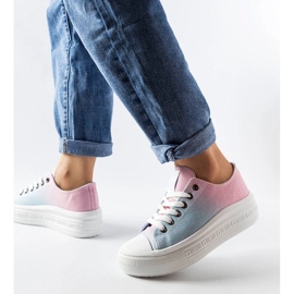 Zapatillas rosas y azules de Big Star LL274A187 rosado 2