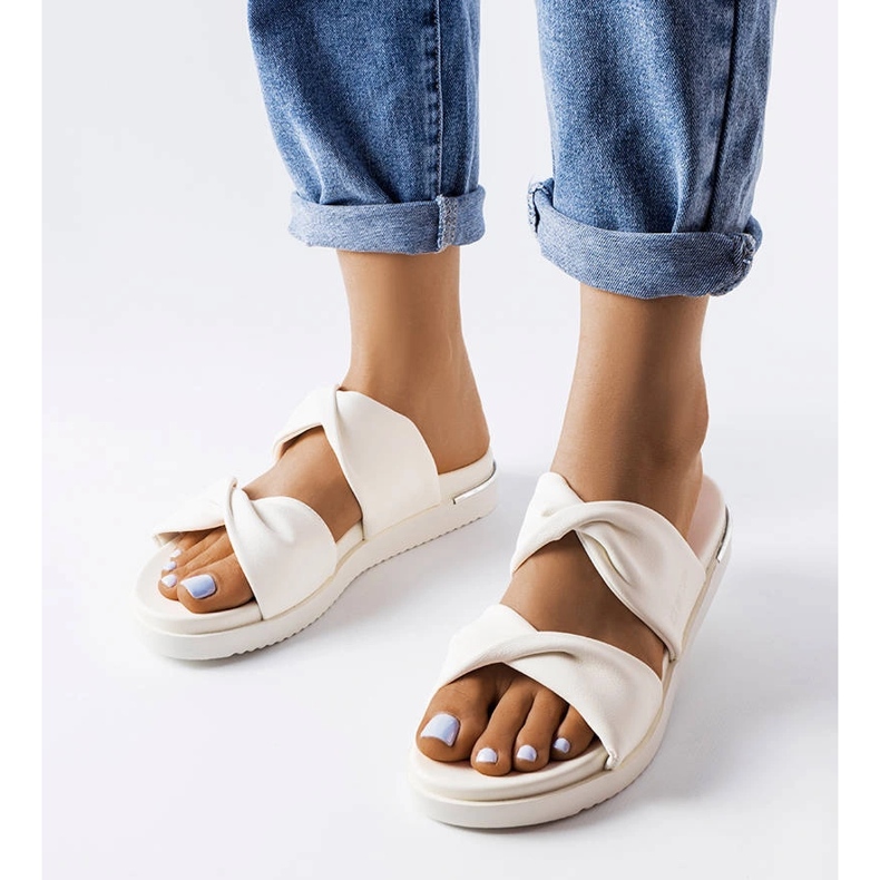 Pantuflas Big Star LL274A121 blancas blanco 1