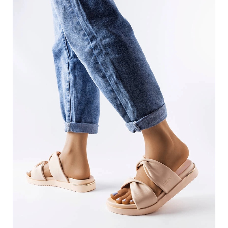 Pantuflas Big Star beige LL274A122 2