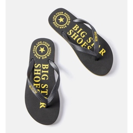Chanclas Big Star negras LL174430 negro 2