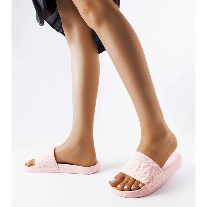 Pantuflas rosa Big Star LL274A157 rosado 2 Pantuflas rosa Big Star LL274A157 rosado 2