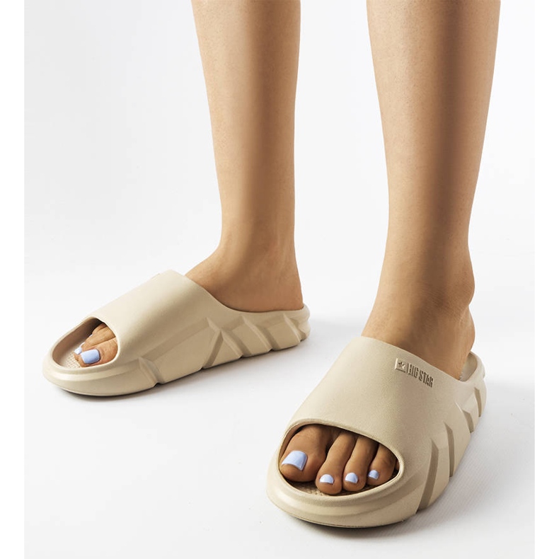 Pantuflas Big Star beige LL274593 1