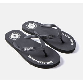 Chanclas Big Star negras LL174423 negro 2