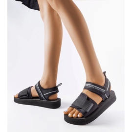 Sandalias Big Star espuma negra LL274784 negro 1
