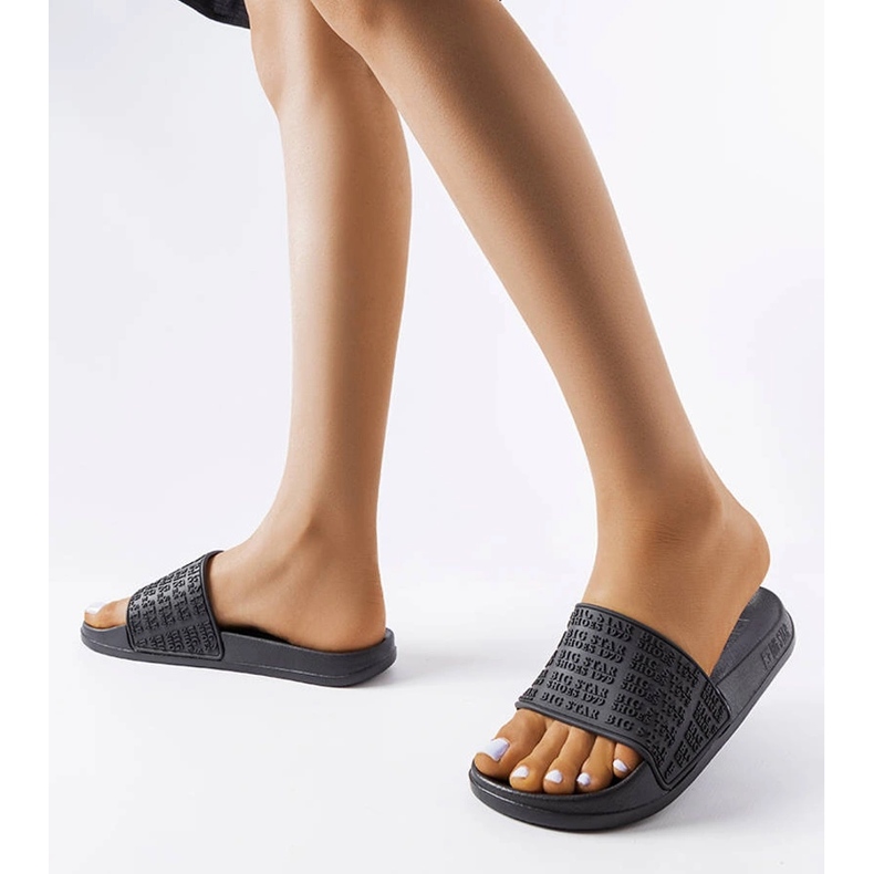 Chanclas Big Star negras LL274A147 negro 2