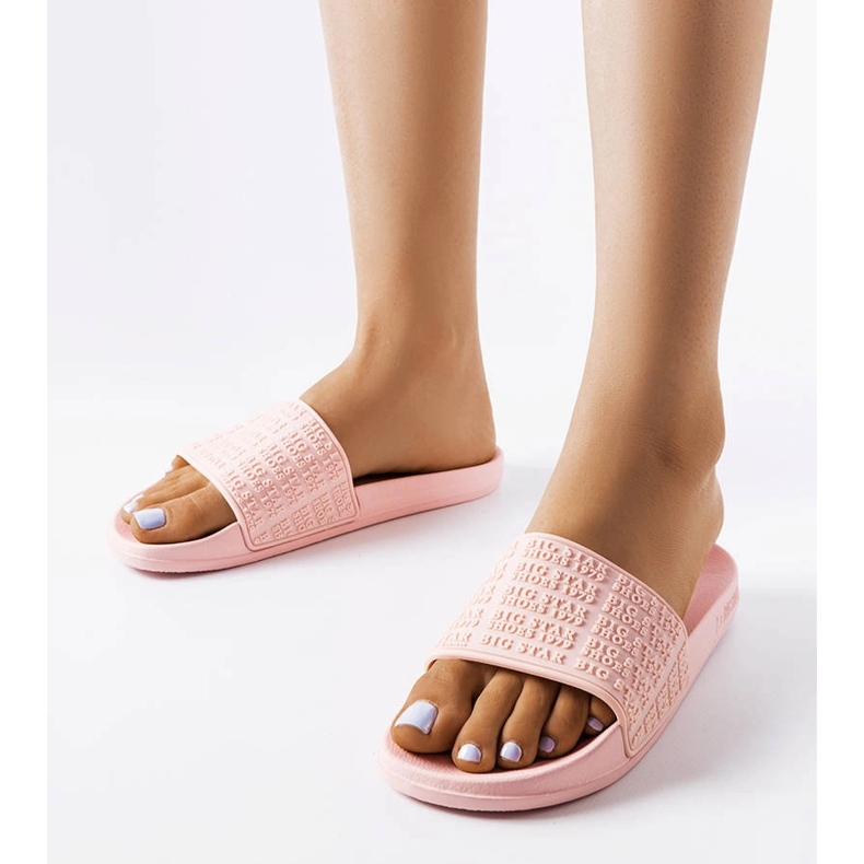 Pantuflas rosa Big Star LL274A151 rosado 1 Pantuflas rosa Big Star LL274A151 rosado 1