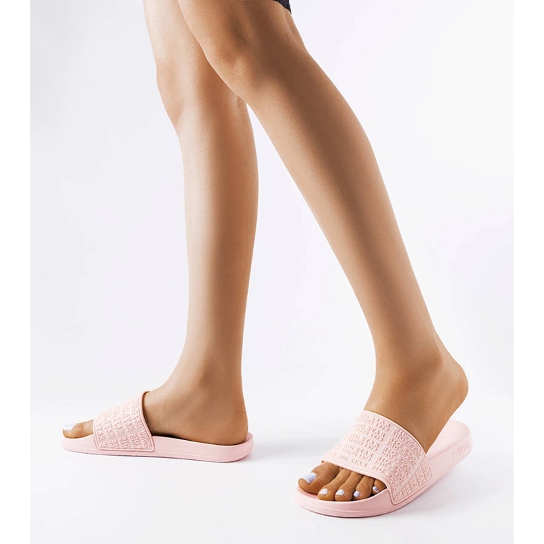 Pantuflas rosa Big Star LL274A151 2