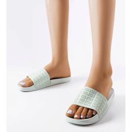 Pantuflas verdes de Big Star LL274A150 1