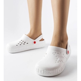 Pantuflas Big Star II275003 blancas blanco 1