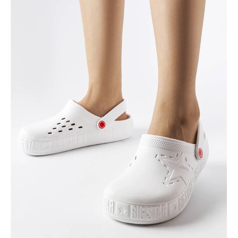 Pantuflas Big Star II275003 blancas blanco 1 Pantuflas Big Star II275003 blancas blanco 1