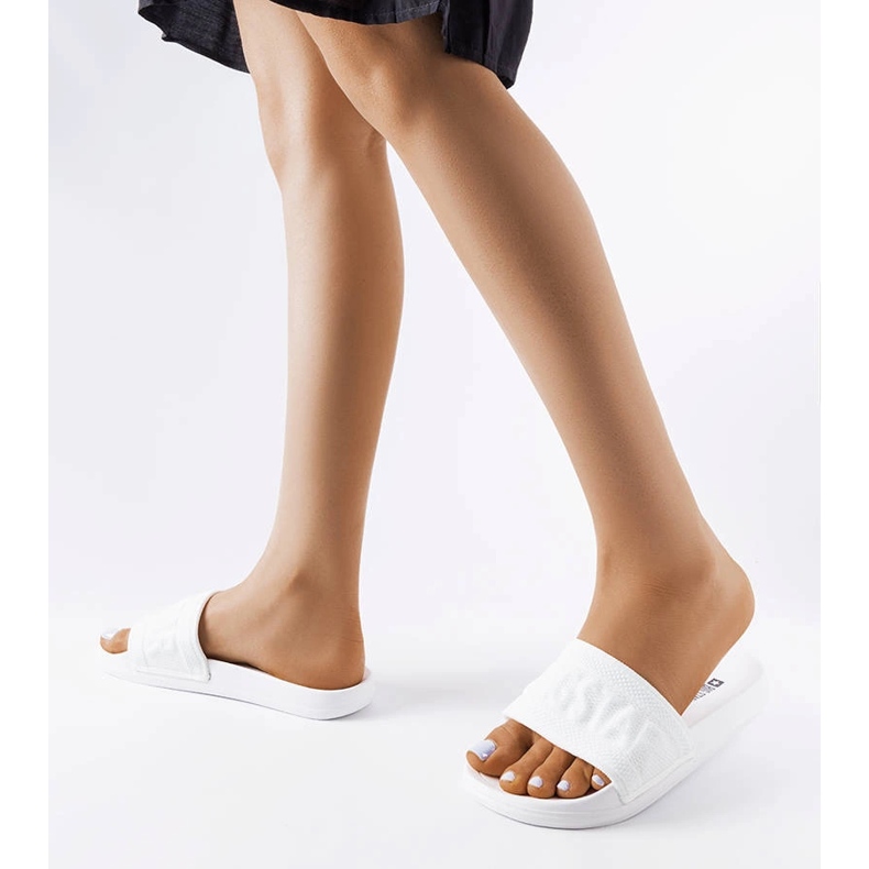 Pantuflas Big Star LL274A159 blancas blanco 1