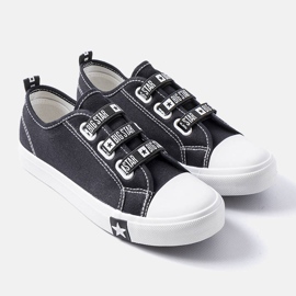 Big Star LL374006 zapatillas negras para niños negro 1