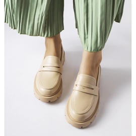 Mocasines Puccianiello elegantes beige 2