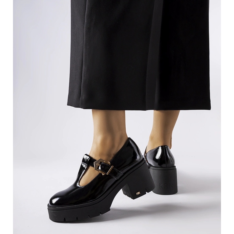 Zapatos negros Karino 4821/090-P NEGRO/NAPLAK 1