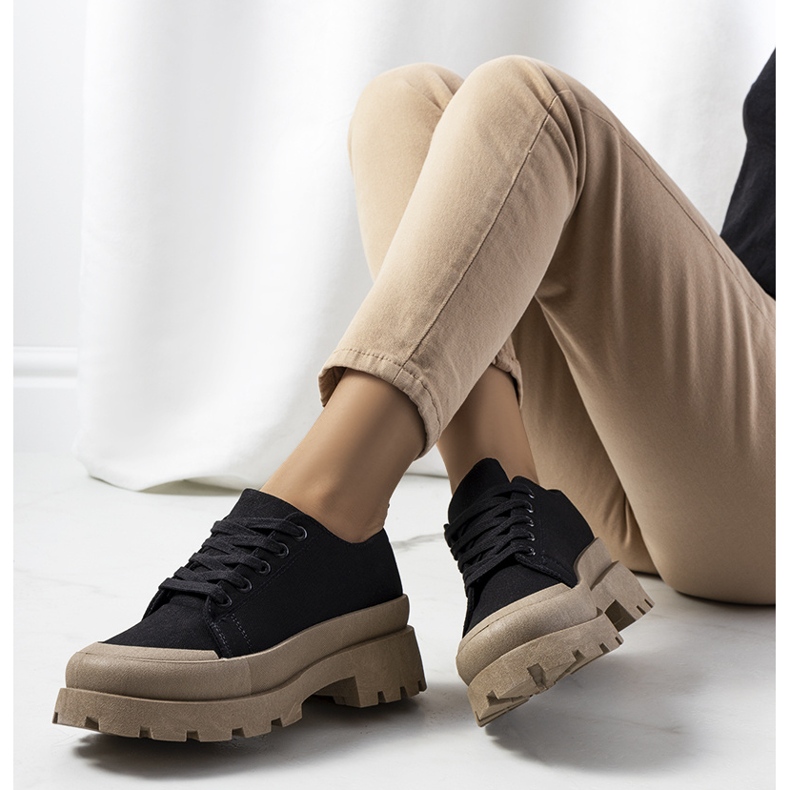 Zapatos negros de mujer de Maryland 1 Zapatos negros de mujer de Maryland 1