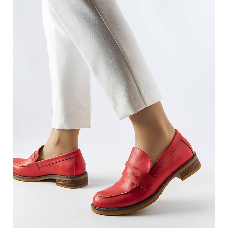 Mocasines Deich rojos 1
